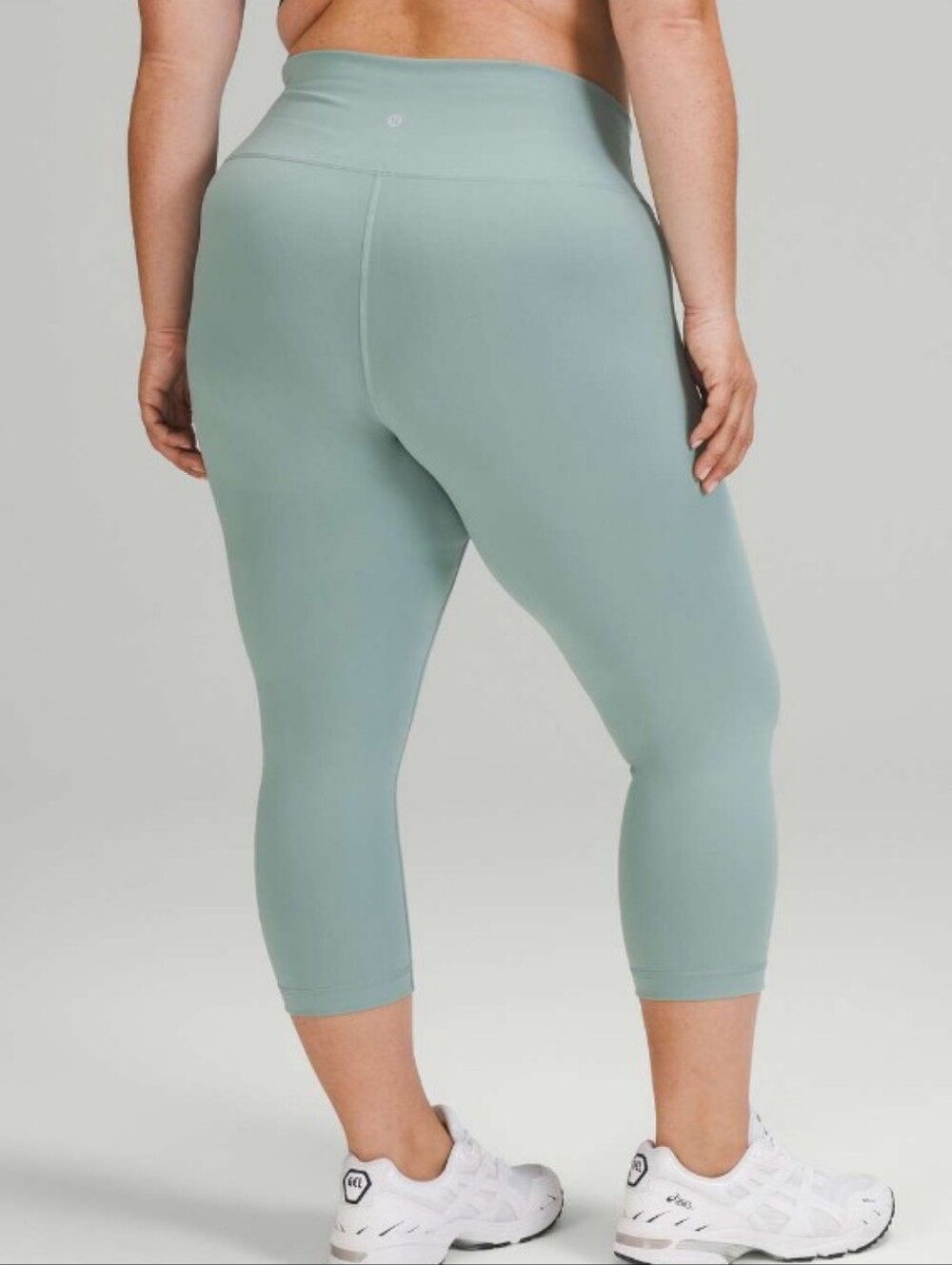 Lululemon Wunder Train High-Rise Crop 21" Misty Glade EUC